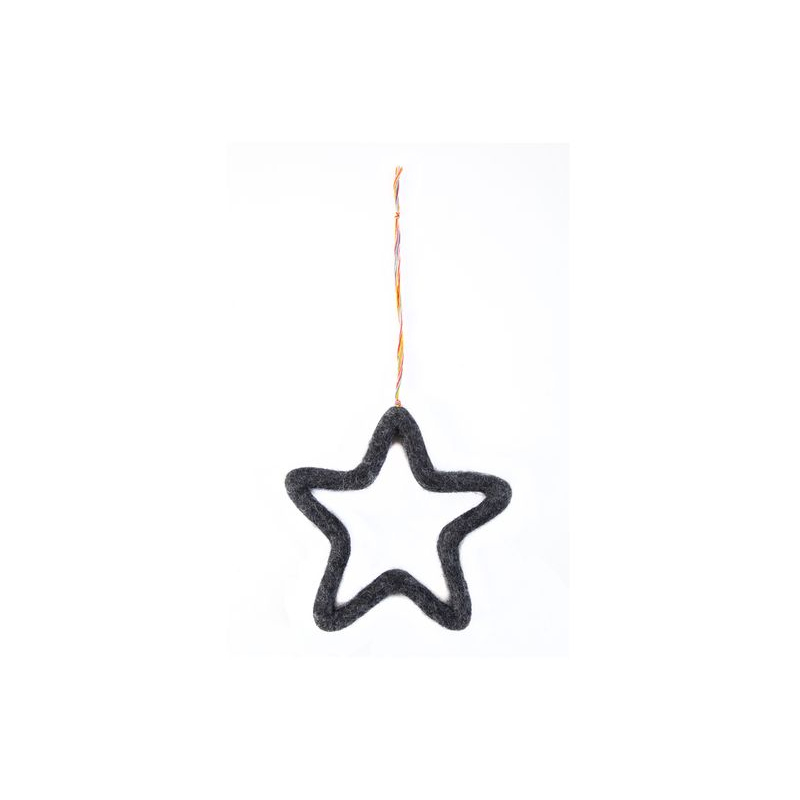 Stern klein Draht mit Filz € verschiedene 5,95 - Farben