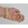 Armband, 3er Set - Muster #33 Perlmutt mit goldenen Linien