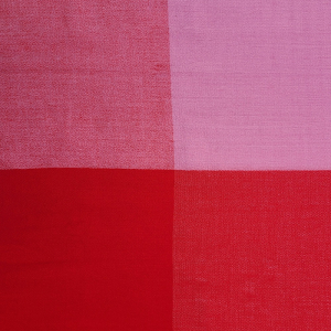 Wollschal mit Mini-Diamant Muster (65 * 200 cm) - Rot/Rosa