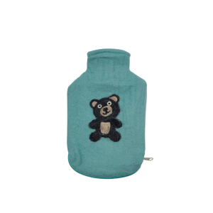 Wärmflaschenüberzug Teddy, mint (0,8l)