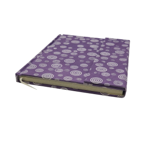 Notizbuch A5, violett/natur